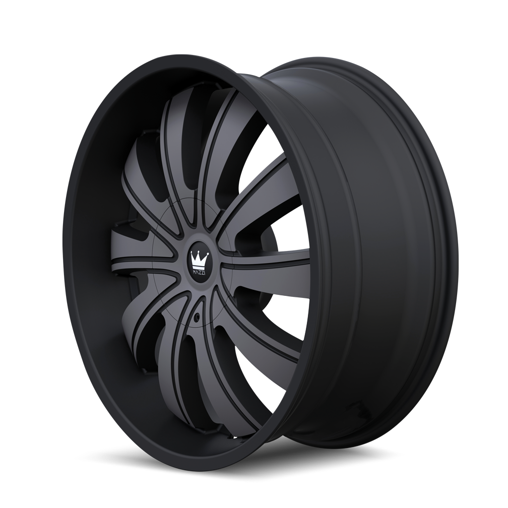 MAZZI ROLLA Wheels Matte Black W/Dark Tint