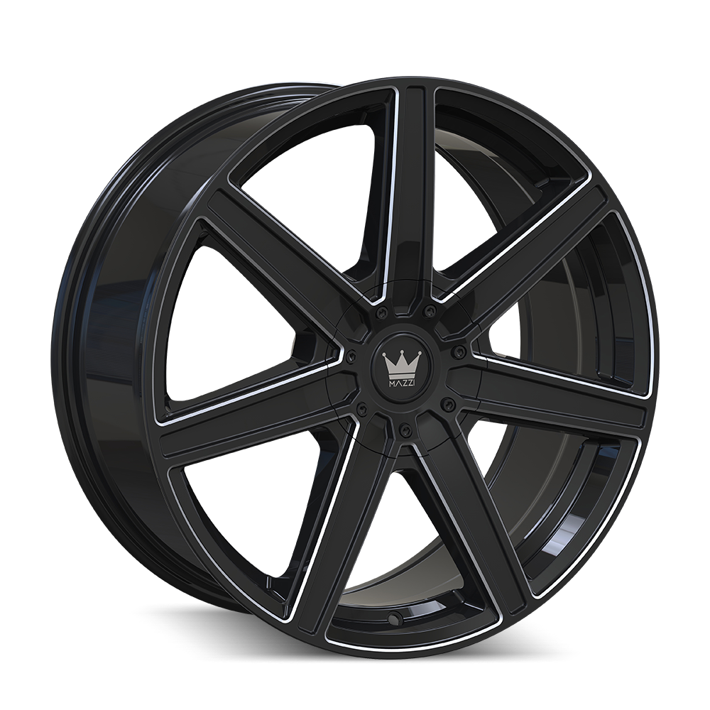 MAZZI LAGUNA Wheels Gloss Black/Milled