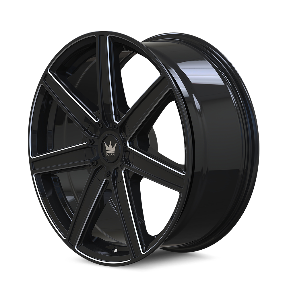 MAZZI LAGUNA Wheels Gloss Black/Milled