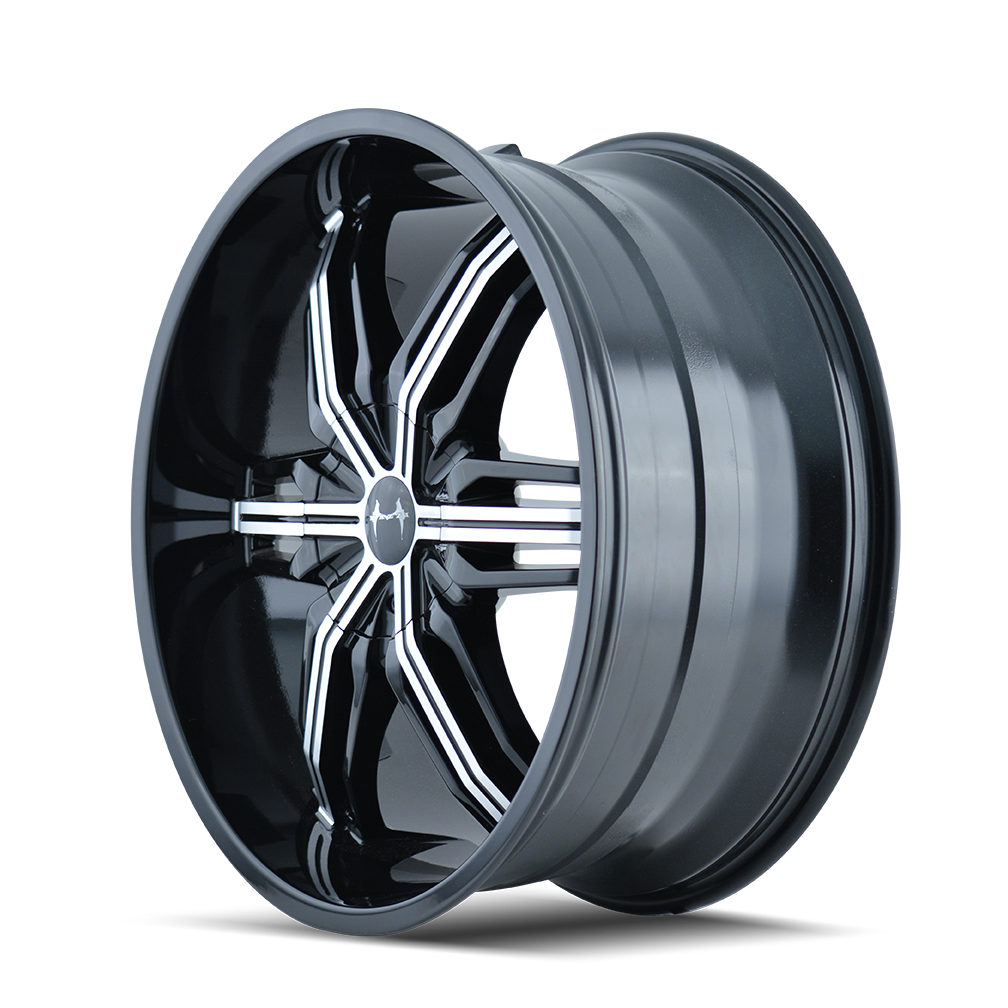 MAZZI FUSION Wheels Black/Machined