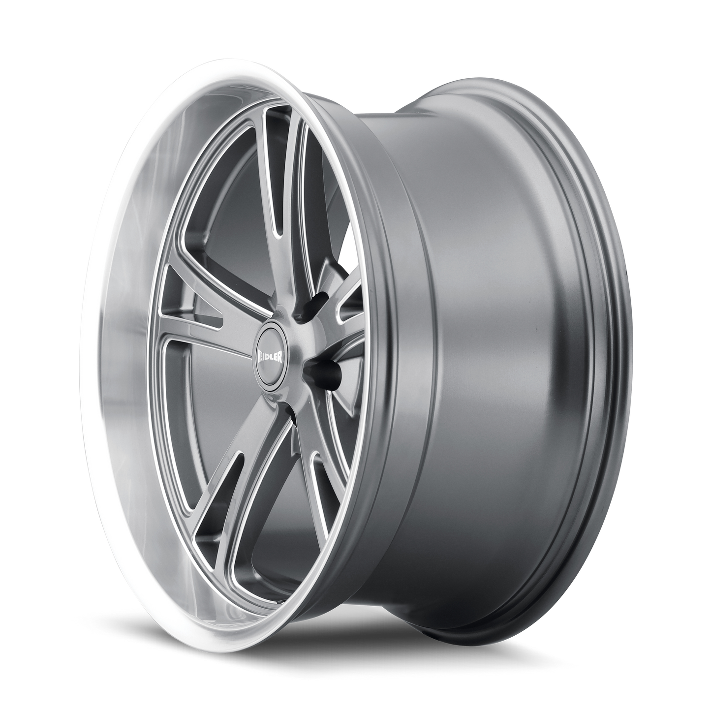 RIDLER 606 Wheels Grey W/Machined Lip