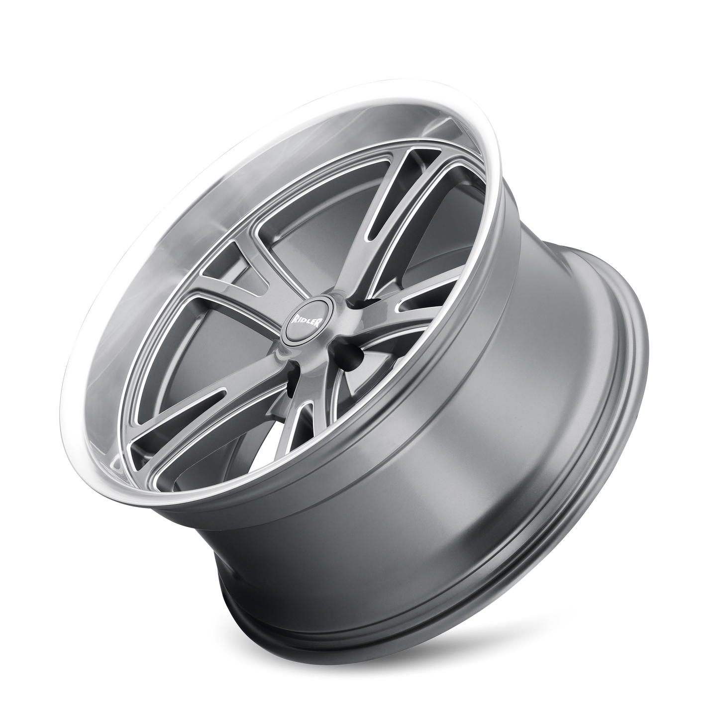 RIDLER 606 Wheels Grey W/Machined Lip