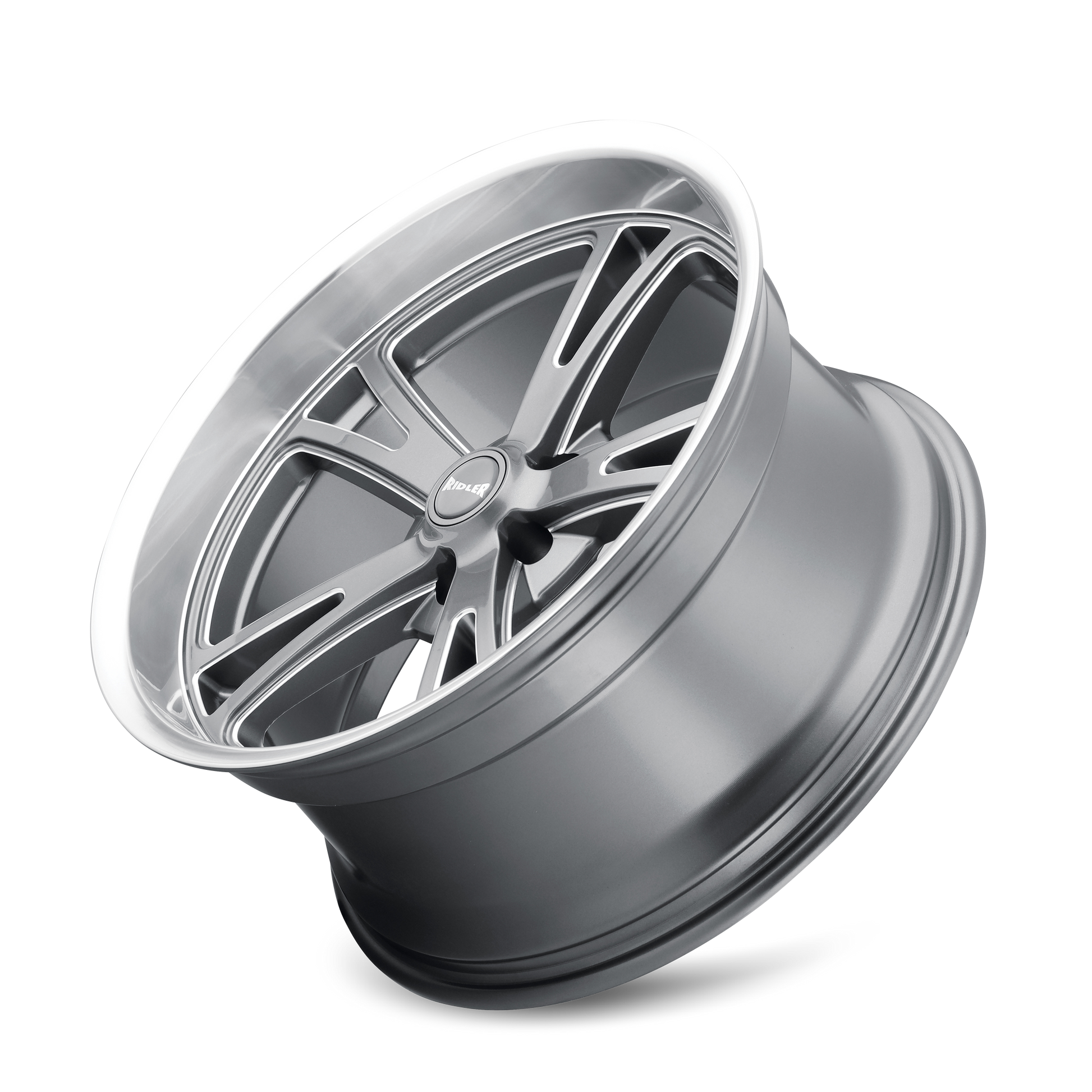 RIDLER 606 Wheels Grey W/Machined Lip
