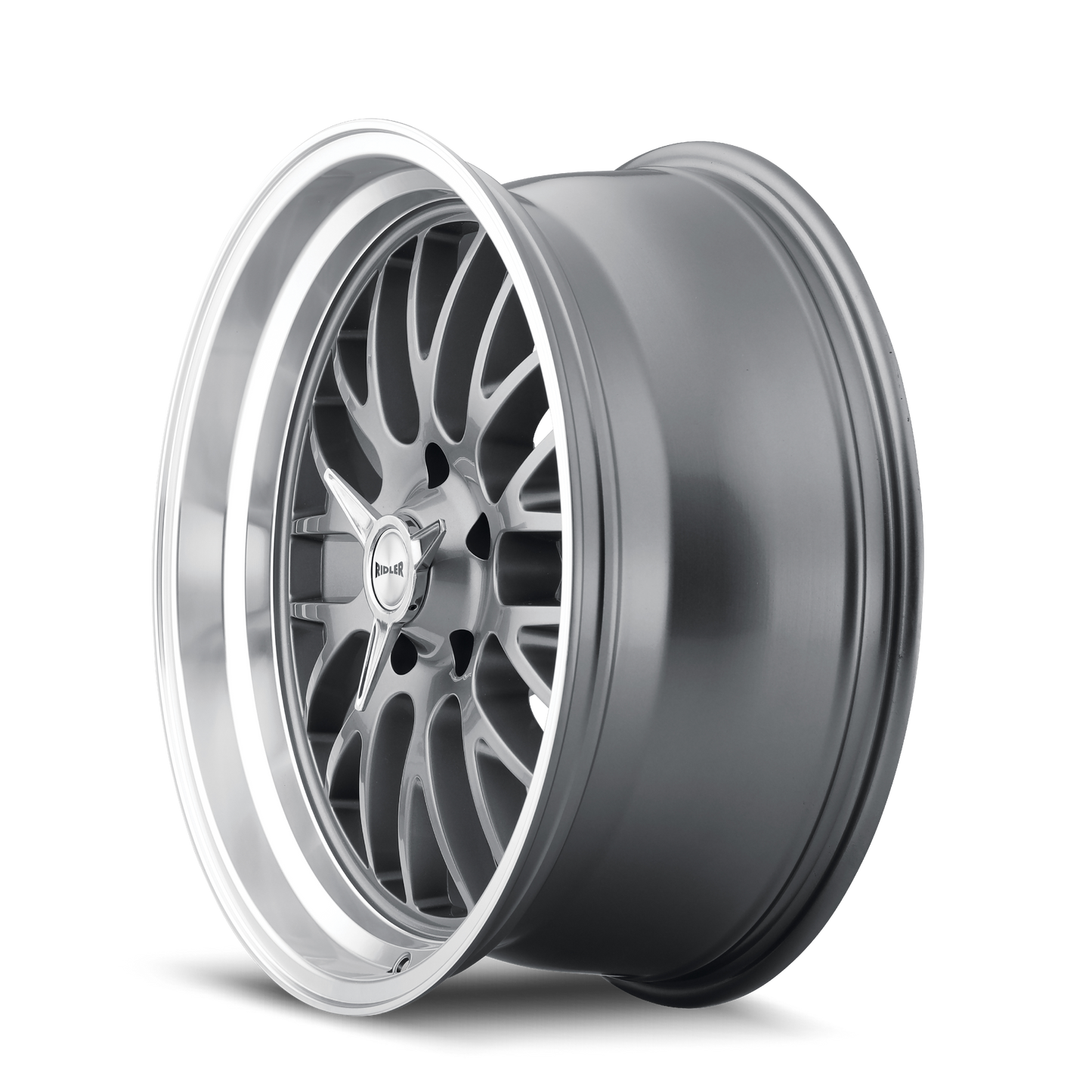 RIDLER 607 Wheels Grey W/Machined Lip