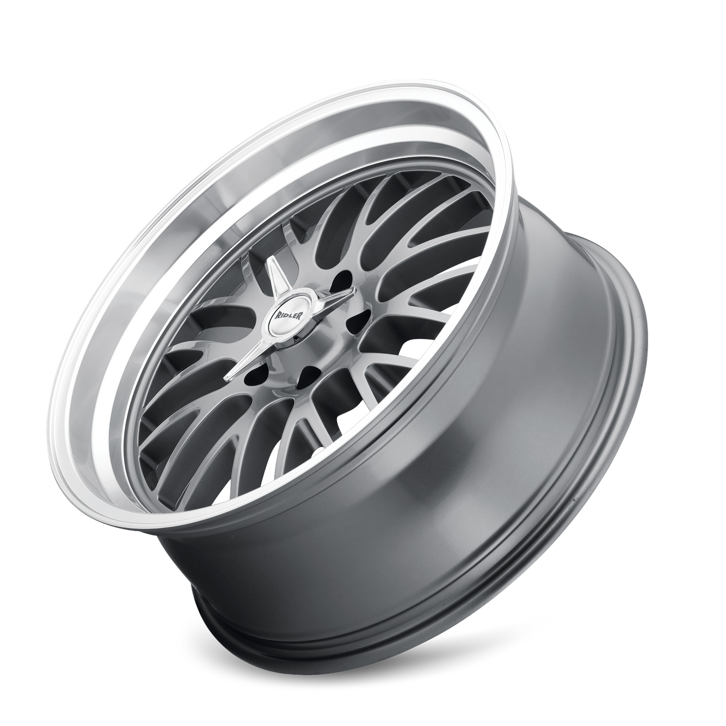 RIDLER 607 Wheels Grey W/Machined Lip