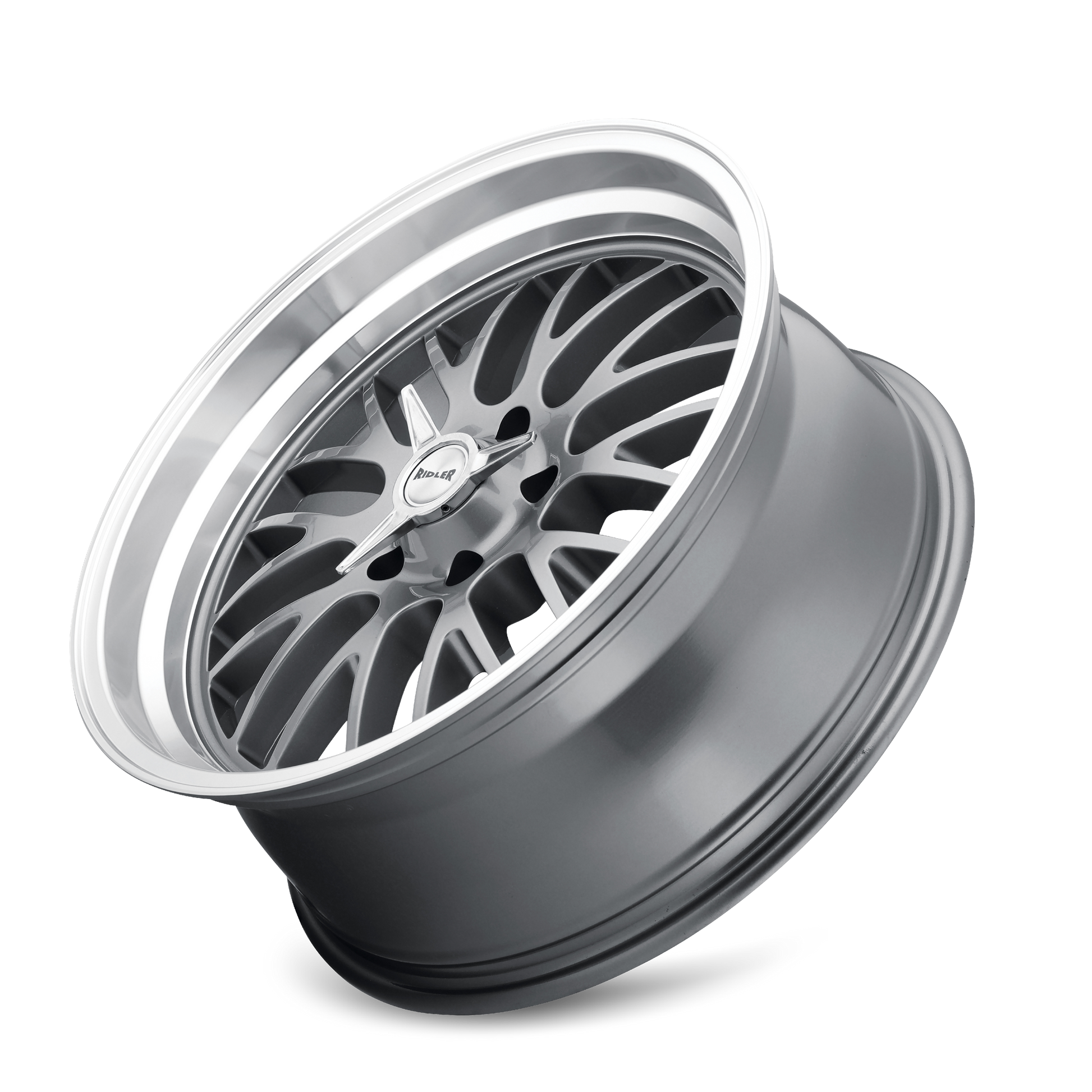 RIDLER 607 Wheels Grey W/Machined Lip