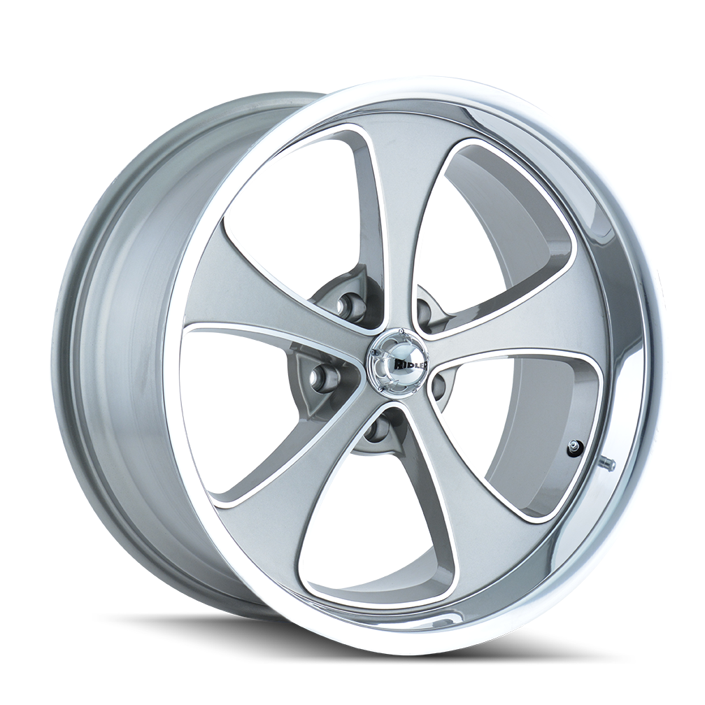 RIDLER 645 Wheels Grey W/Machined Lip