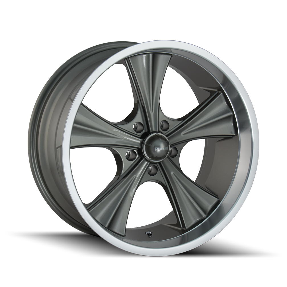 RIDLER 651 Wheels Grey W/Machined Lip