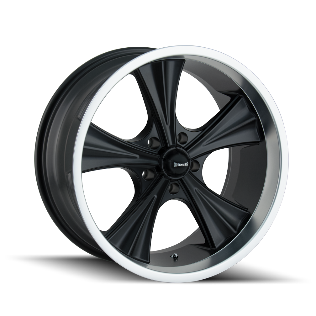 RIDLER 651 Wheels Matte Black/Machined Lip