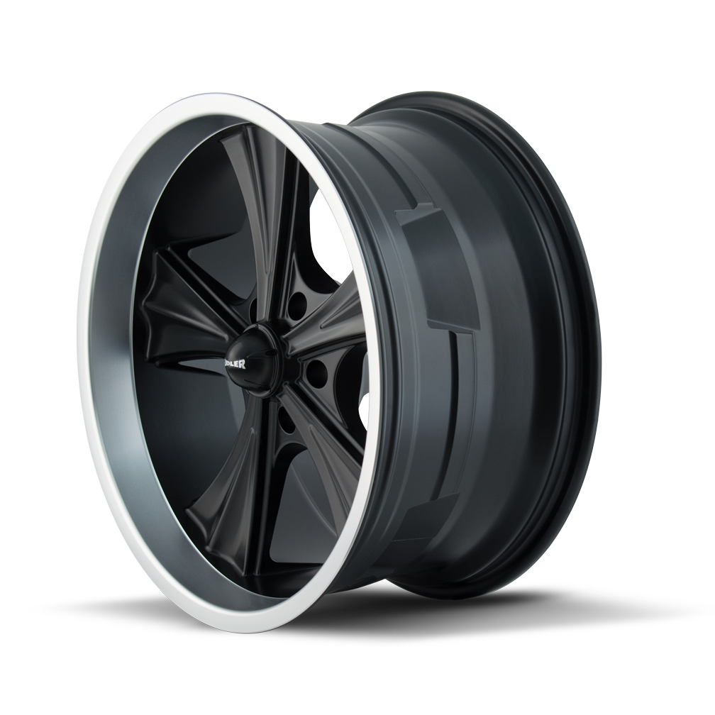 RIDLER 651 Wheels Matte Black/Machined Lip