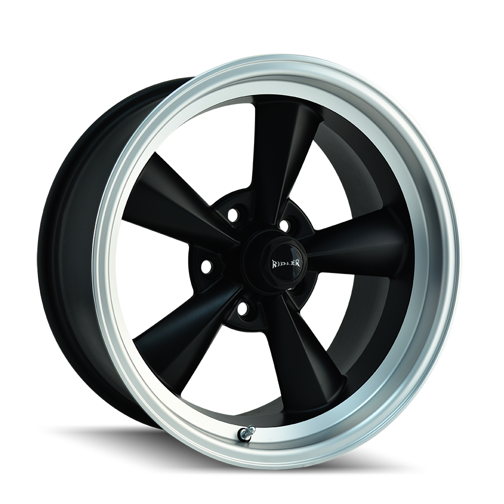 RIDLER 675 Wheels Matte Black/Machined Lip