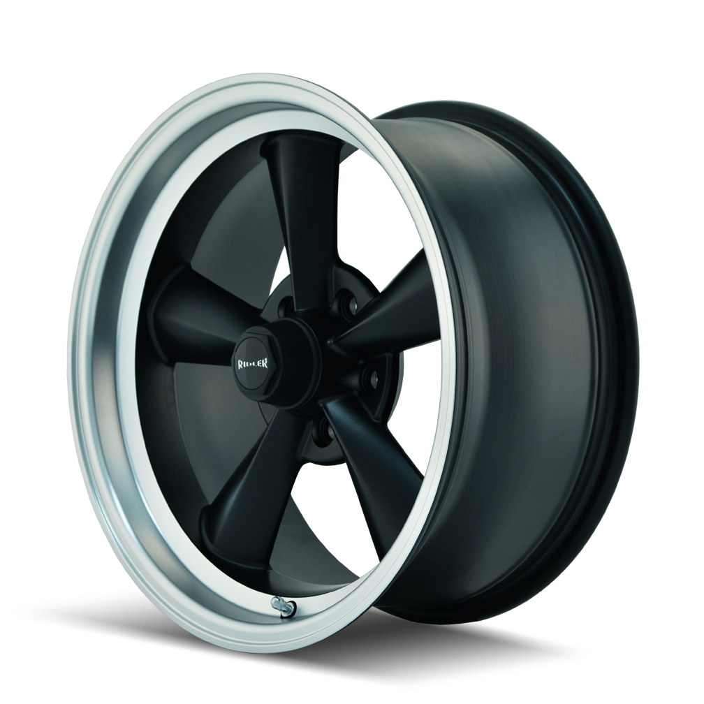 RIDLER 675 Wheels Matte Black/Machined Lip
