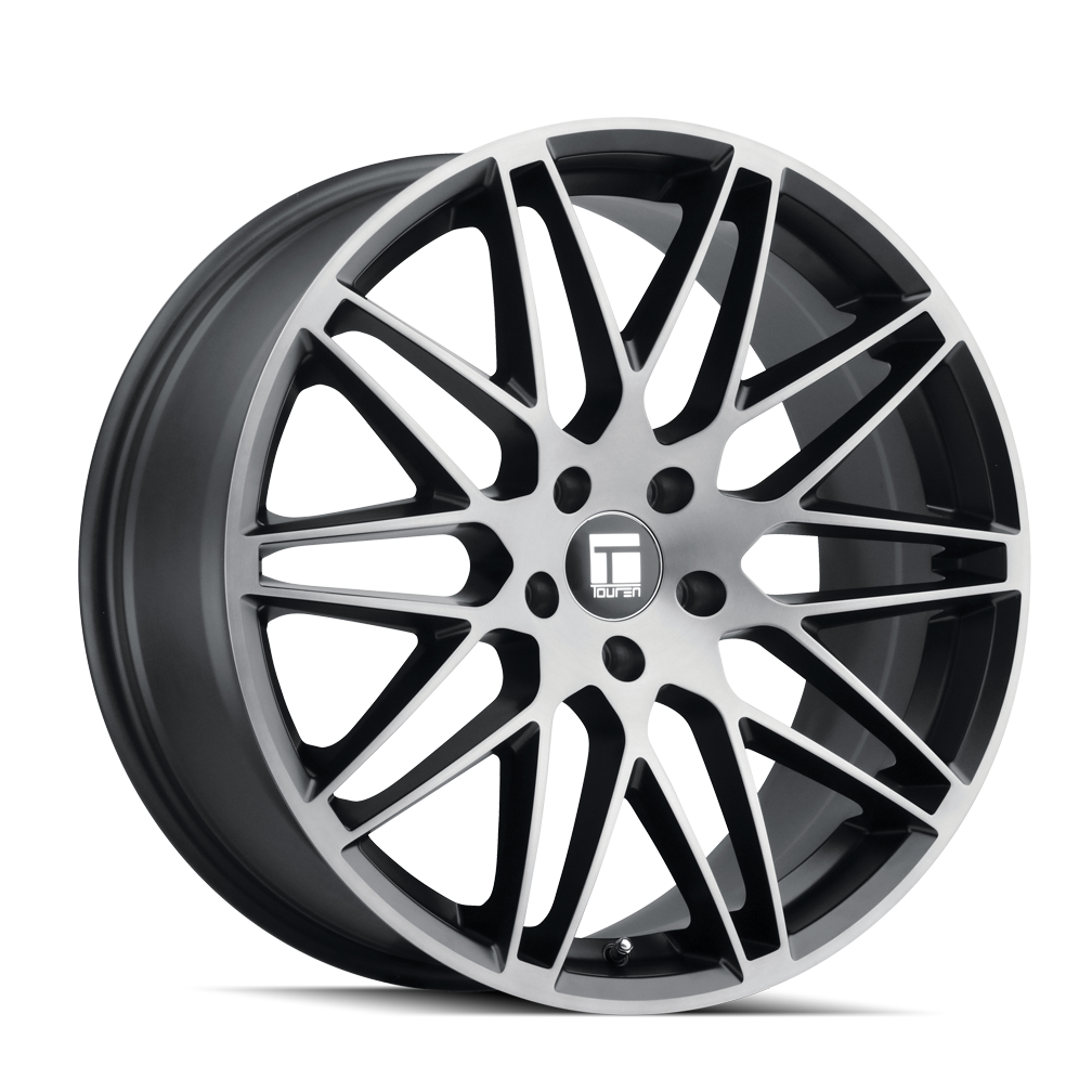 TOUREN TR75 Wheels Brushed Matte Black W/Dark Tint
