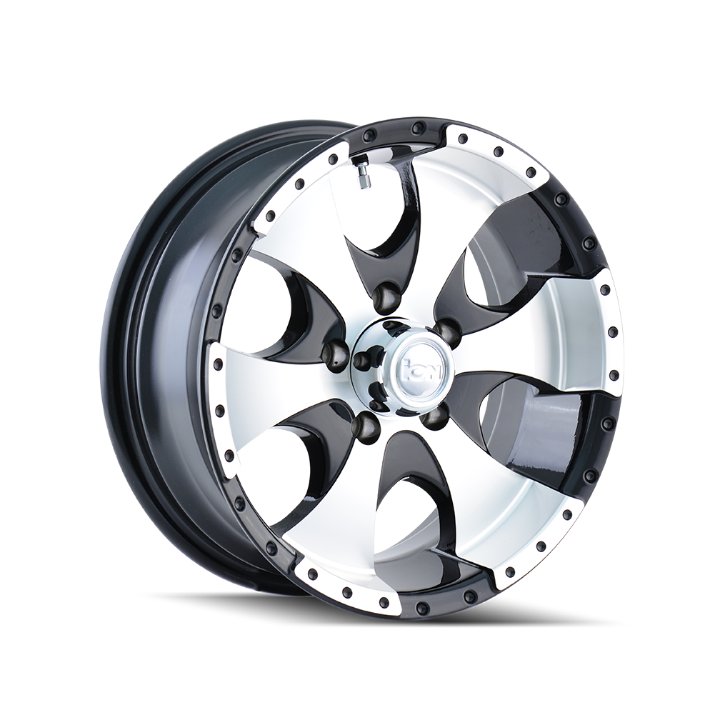 ION 136 Wheels Black/Machined