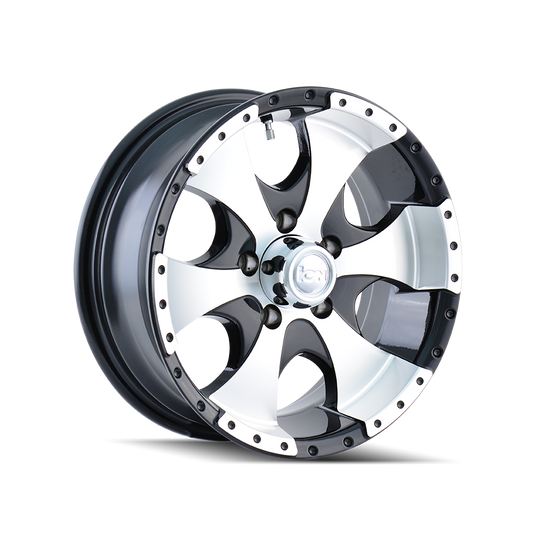 ION 136 Wheels Black/Machined