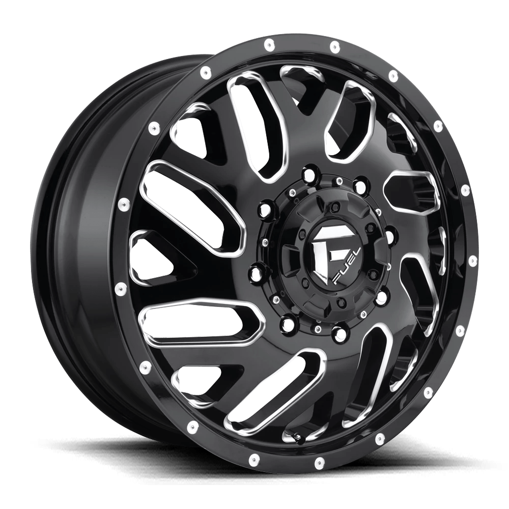 Fuel D581 Triton Wheels in Gloss Black Milled Finish