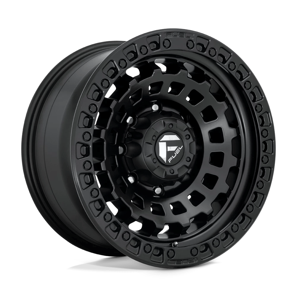 Fuel D633 Zephyr Wheels in Matte Black Finish