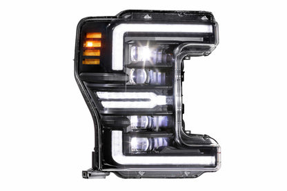 XB LED Headlights: Ford Super Duty (17-19 / White DRL / Set)