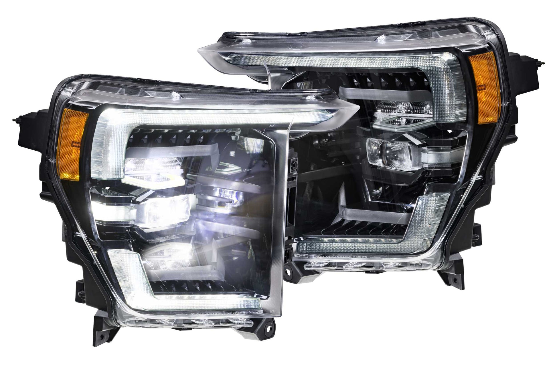 Aftermarket Truck Lights XB LED Headlights: Ford F-150 (21-23 / White DRL / Set)