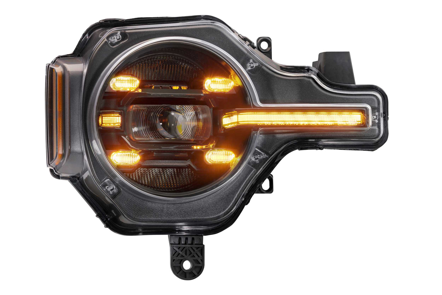 XB LED Headlights: Ford Bronco (21+ / Amber DRL / Set)