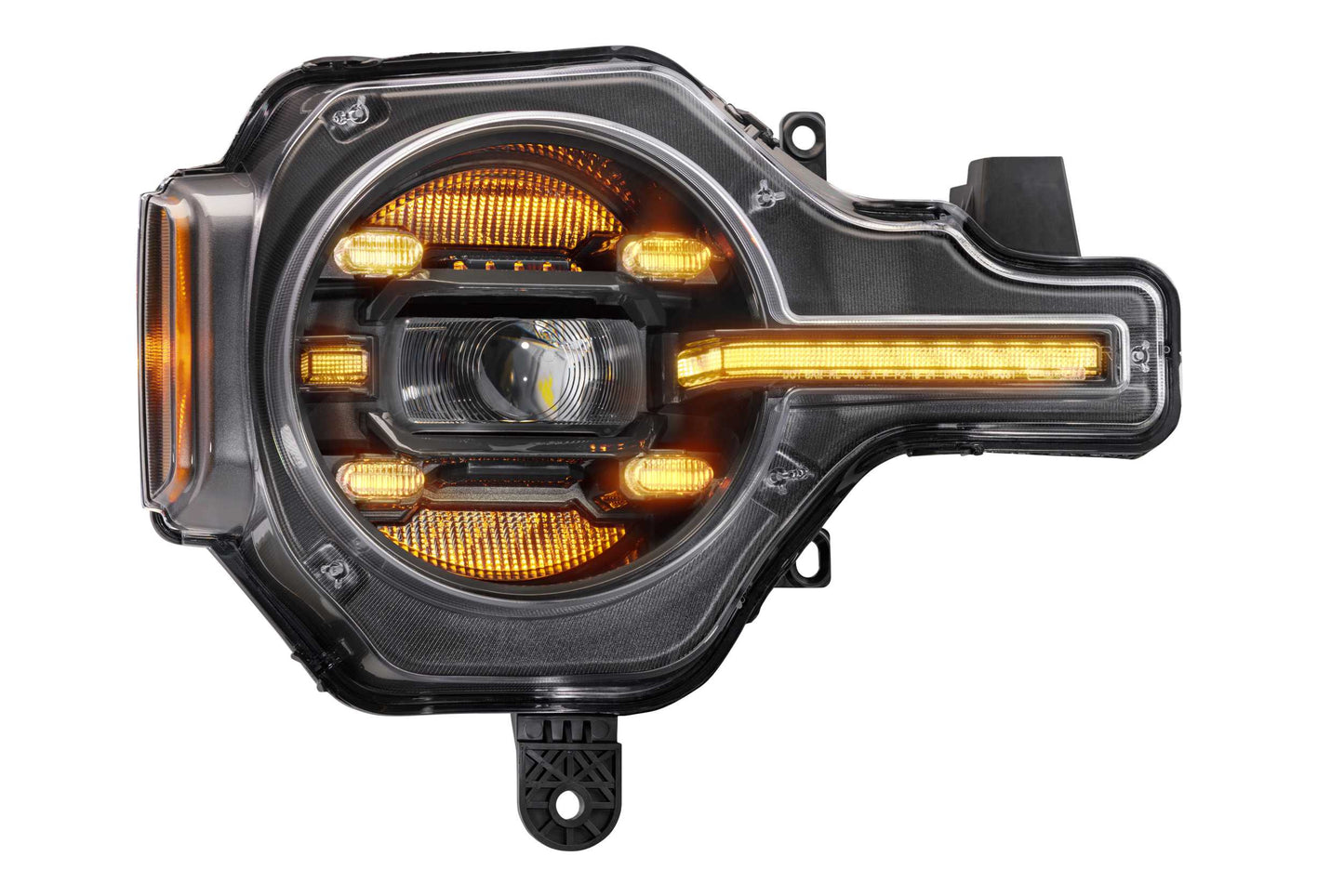 XB LED Headlights: Ford Bronco (21+ / Amber DRL / Set)