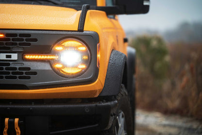 XB LED Headlights: Ford Bronco (21+ / Amber DRL / Set)