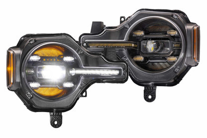 Aftermarket Truck Lights XB LED Headlights: Ford Bronco (21+ / White DRL / Set)