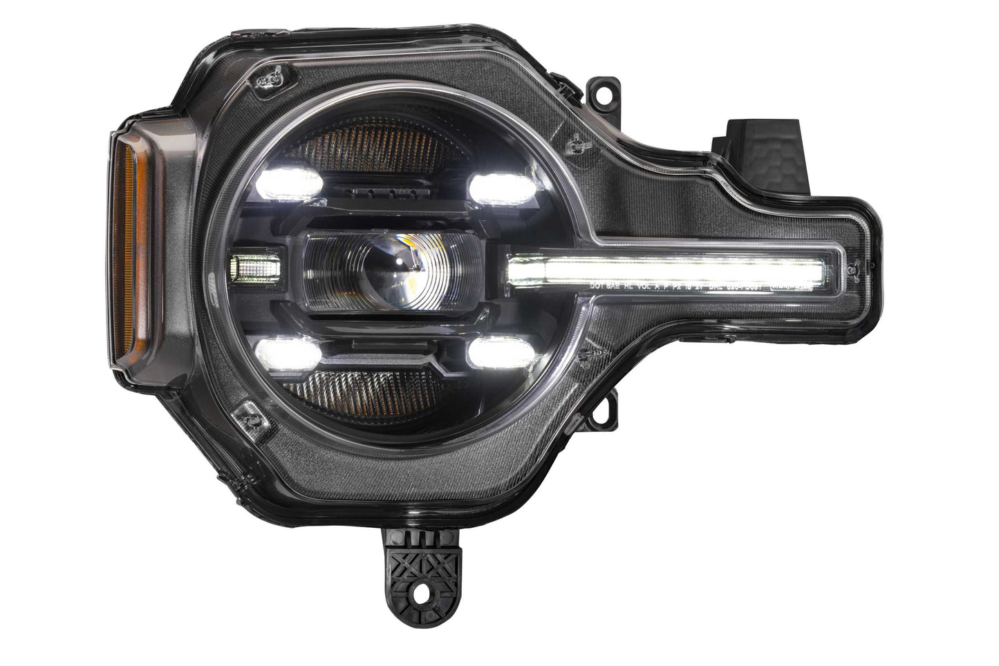 XB LED Headlights: Ford Bronco (21+ / White DRL / Set)