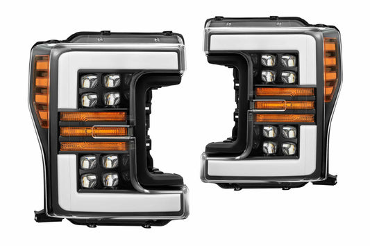 Aftermarket Truck Lights ARex Nova LED Headlights: Ford Super Duty (17-19) - Black (Set)