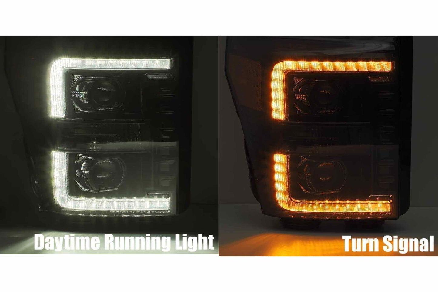 ARex (PRO-Series) Halogen Headlights: Ford Super Duty (11-16) - Black (Set)