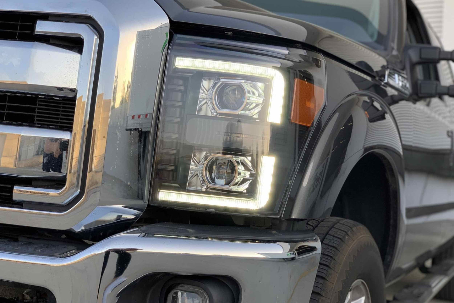 ARex (PRO-Series) Halogen Headlights: Ford Super Duty (11-16) - Black (Set)