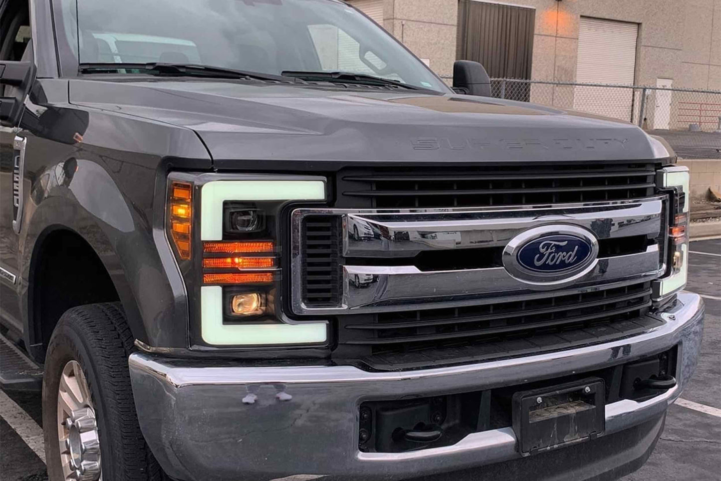 ARex (PRO-Series) Halogen Headlights: Ford Super Duty (17-19) - Jet Black (Set)
