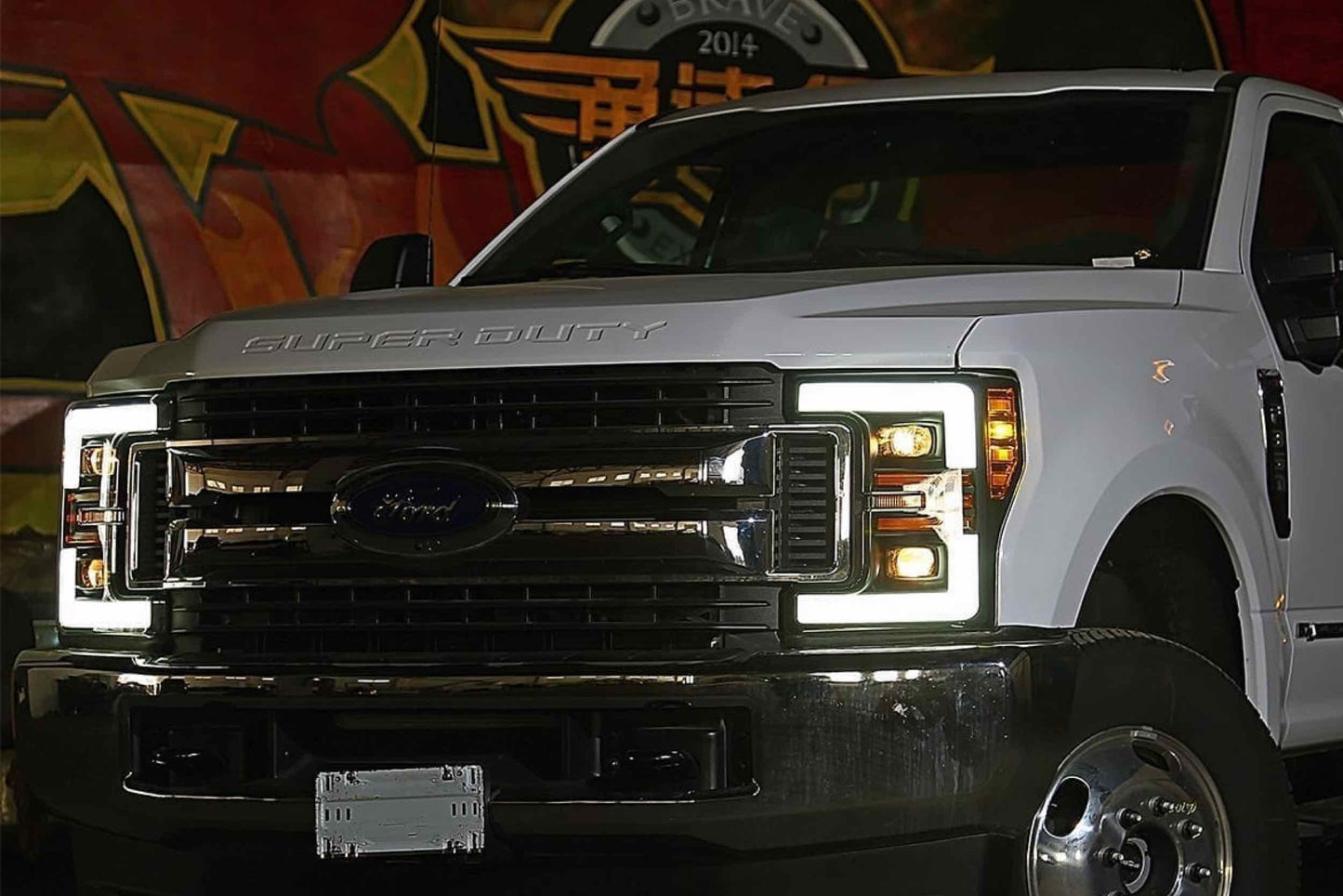 ARex (PRO-Series) Halogen Headlights: Ford Super Duty (17-19) - Jet Black (Set)