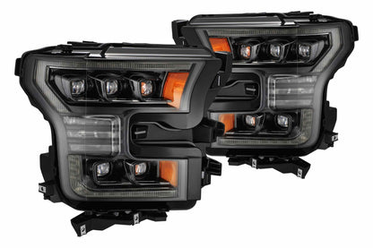 Aftermarket Truck Lights ARex Nova LED Headlights: Ford F150 (15-17) - Black (Set)