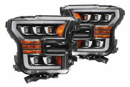 ARex Nova LED Headlights: Ford F150 (15-17) - Black (Set)