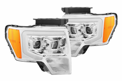 ARex Luxx LED Headlights: Ford F150 (09-14) - Chrome (Set)