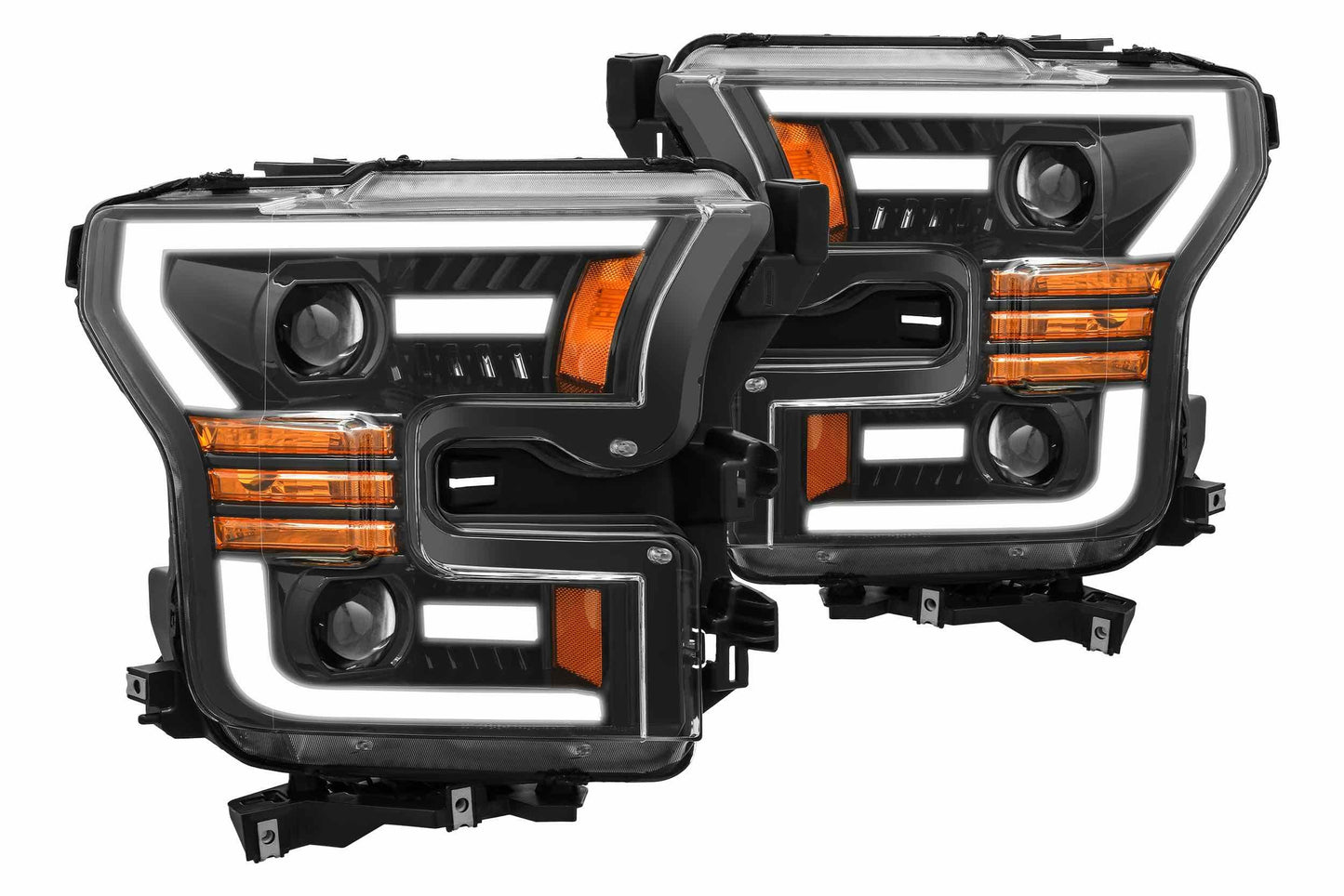 ARex (PRO-Series) Halogen Headlights: Ford F150 (15-17) - Black (Set)