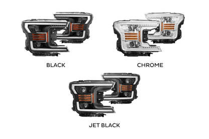 ARex (PRO-Series) Halogen Headlights: Ford F150 (18-19) - Black (Set)