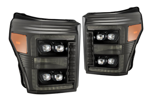 Aftermarket Truck Lights ARex Nova LED Headlights: Ford Super Duty (11-16) - Alpha-Black (Set)