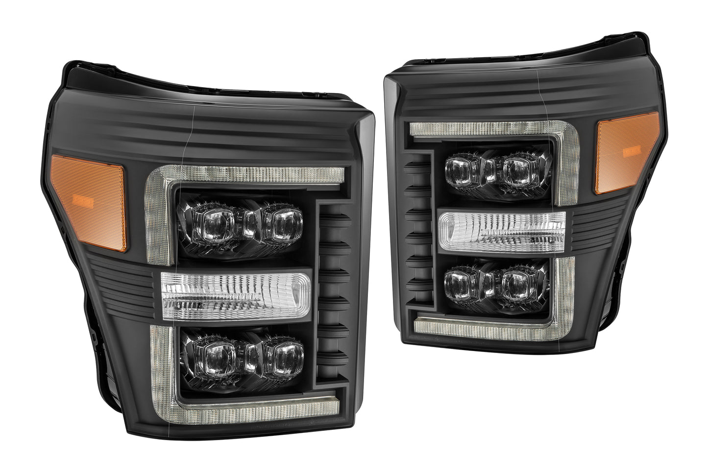 ARex Nova LED Headlights: Ford Super Duty (11-16) - Black (Set)