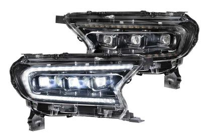 Aftermarket Truck Lights XB LED Headlights: Ford Ranger (19-23 / Set)