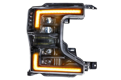 XB LED Headlights: Ford Super Duty (20-22 / White DRL / Set)