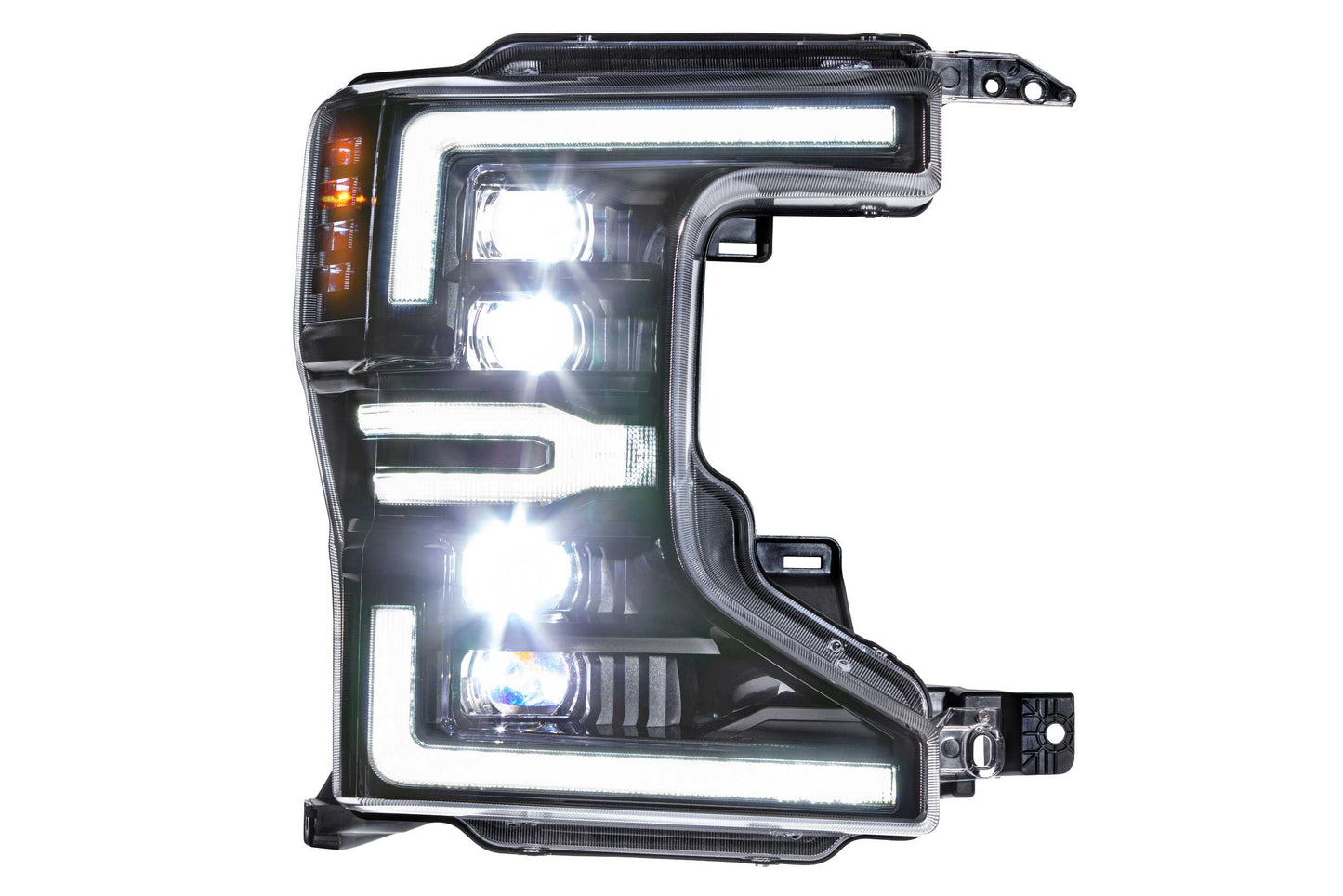 XB LED Headlights: Ford Super Duty (20-22 / White DRL / Set)