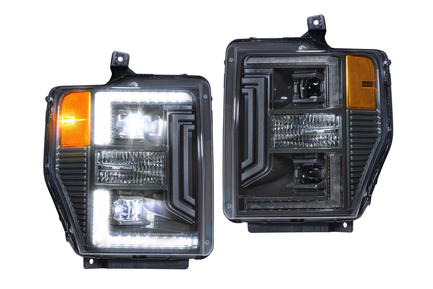 Aftermarket Truck Lights XB Hybrid LED Headlights: Ford Super Duty (08-10 / Set)