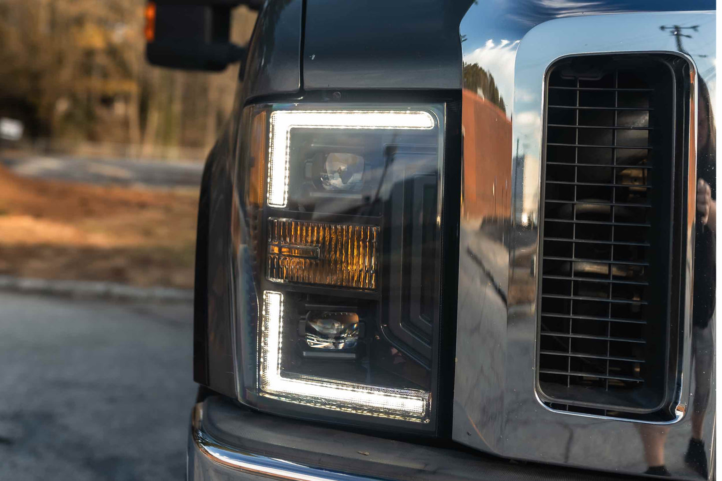 XB Hybrid LED Headlights: Ford Super Duty (08-10 / Set)