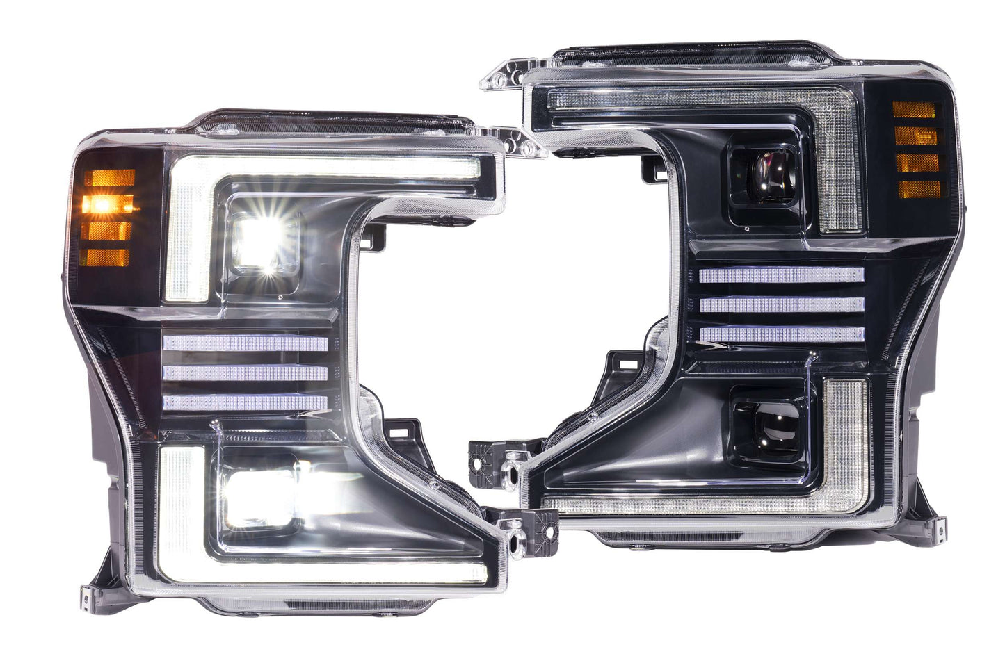 Aftermarket Truck Lights XB Hybrid LED Headlights: Ford Super Duty (20-22 / Set)