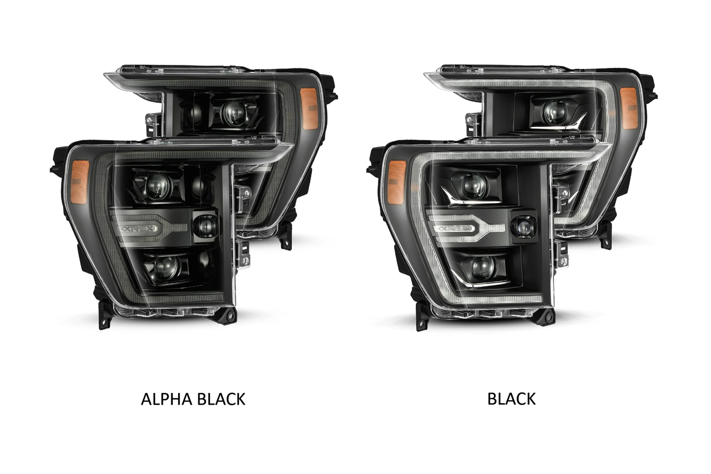 ARex Luxx LED Headlights: Ford F-150 (21+) - Black (Set)