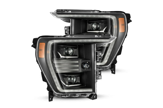 Aftermarket Truck Lights ARex (PRO-Series) Halogen Headlights: Ford F-150 (21+) - Black (Set)