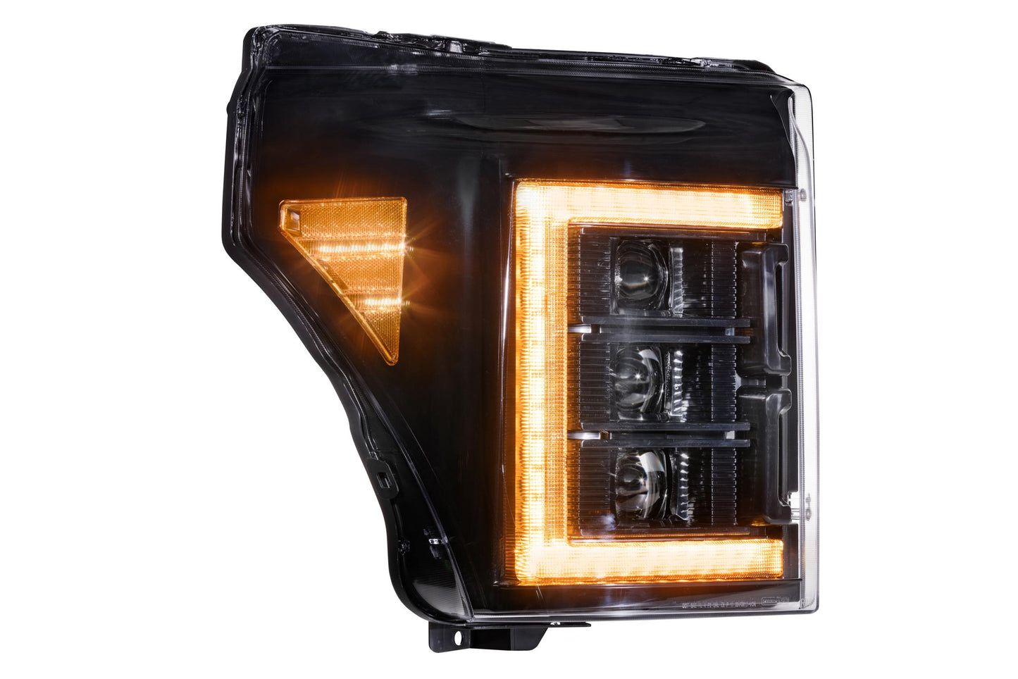 XB LED Headlights: Ford Super Duty (11-16 / Amber DRL / Set)