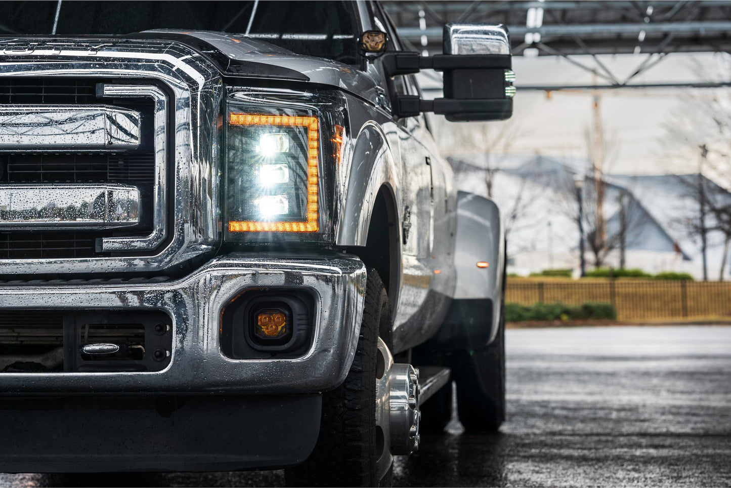 XB LED Headlights: Ford Super Duty (11-16 / Amber DRL / Set)